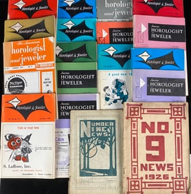 A Collection of 'The American Horologist & Jeweler' Magazines and Related Periodicals, Mid-20th