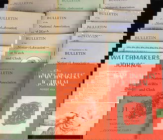 A Collection of Bulletins of the National Association of Watch and Clock Collectors (NAWCC) and The