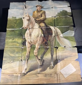 Rosa Bonheur (after), 'Buffalo Bill / The Last of the Great Scouts' Lithograph