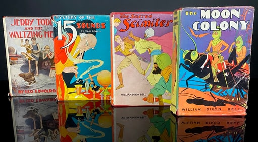 A Group of Four Early to Mid-20th Century American Juvenile Adventure Novels, including 'Jerry Todd