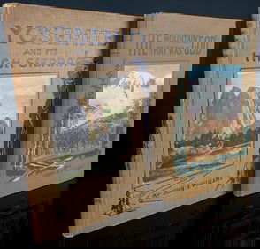 A Pair of John H. Williams Illustrated Books: 'Yosemite and Its High Sierra' (1914) and 'The