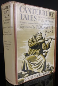 The Canterbury Tales in Modern English by J.U. Nicolson, Illustrated by Rockwell Kent, 1934