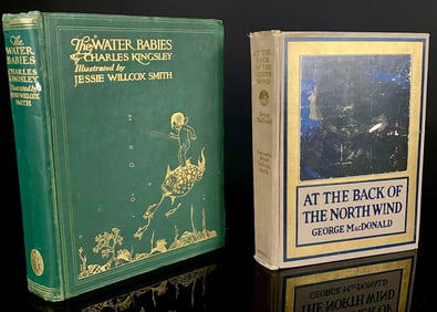 A Pair of 1919 Children's Books Illustrated by Jessie Willcox Smith: The Water Babies and At the