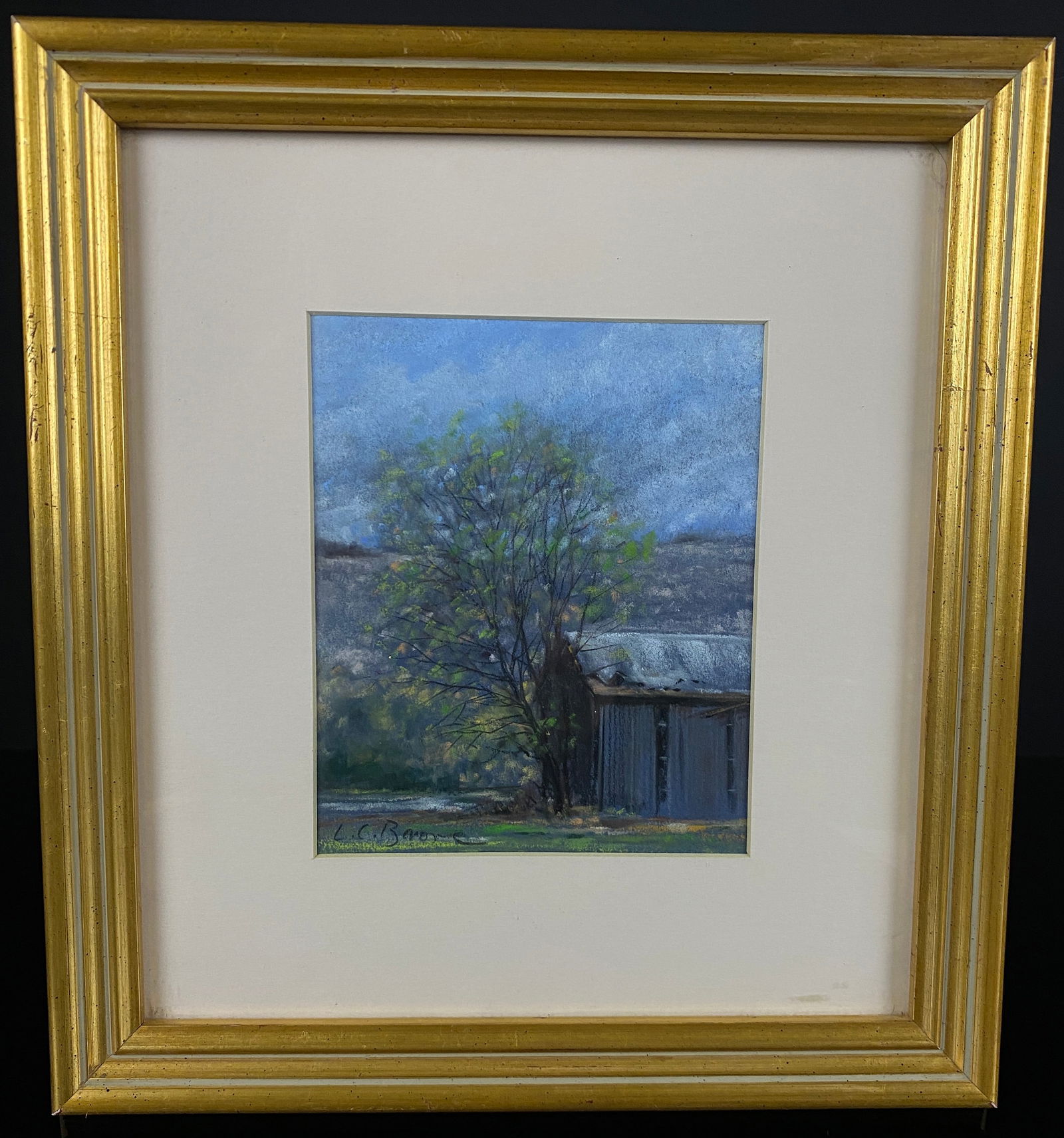 L.C. Barone, 'Rotcher Farm', Framed Pastel Rural Landscape (1 of 6)
