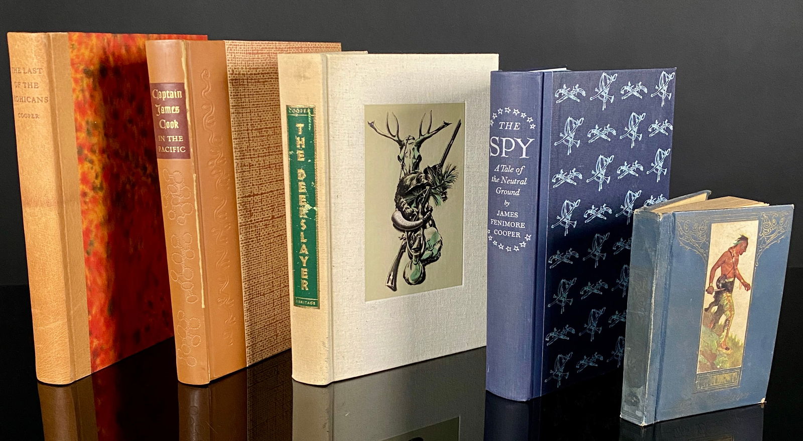 A Collection of Six Mid-20th Century Editions, including James Fenimore Cooper's 'The Deerslayer, or (1 of 20)