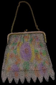 Whiting & Davis Art Deco Dresden Mesh Purse