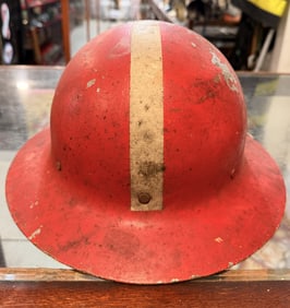 Vintage FDNY Fire Department Doughboy Style Fireman's Helmet, Attributed to D.F. Fiorello, H.L. Co.