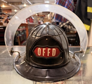 Cairns Mod 710 Black Old Forge Fire Department Helmet