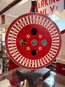 Vintage Wooden Carnival Game Wheel Fayette NY