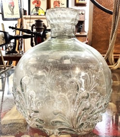 Antique Clyde's Dowser Fire Extinguisher Glass Bottle