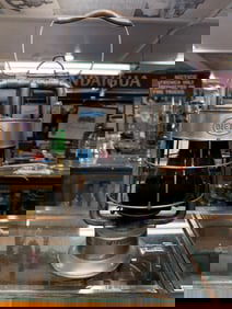 A Vintage Dietz King Fire Department Lantern, Customized by Peter Pirsch & Co.