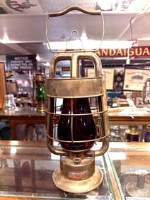 Antique Dietz King Fire Department Lantern, P-H&L-Co.