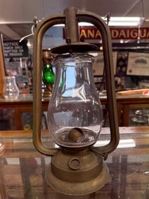 Steam Gauge and Lantern U.S. Brass Tubular Kerosene Lantern