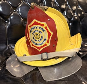 Cairns Tin Senator Fire Helmet, Deputy Fire State of New York Coordinator