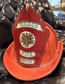 Vintage Texaco Fire Chief High Eagle Adv. Helmet