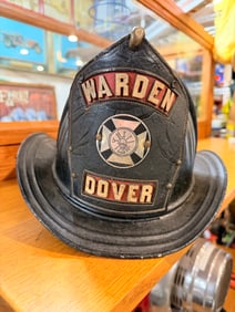 'WARDEN DOVER' Cairns & Brother American Firefighter's Helmet, 'WARDEN DOVER'