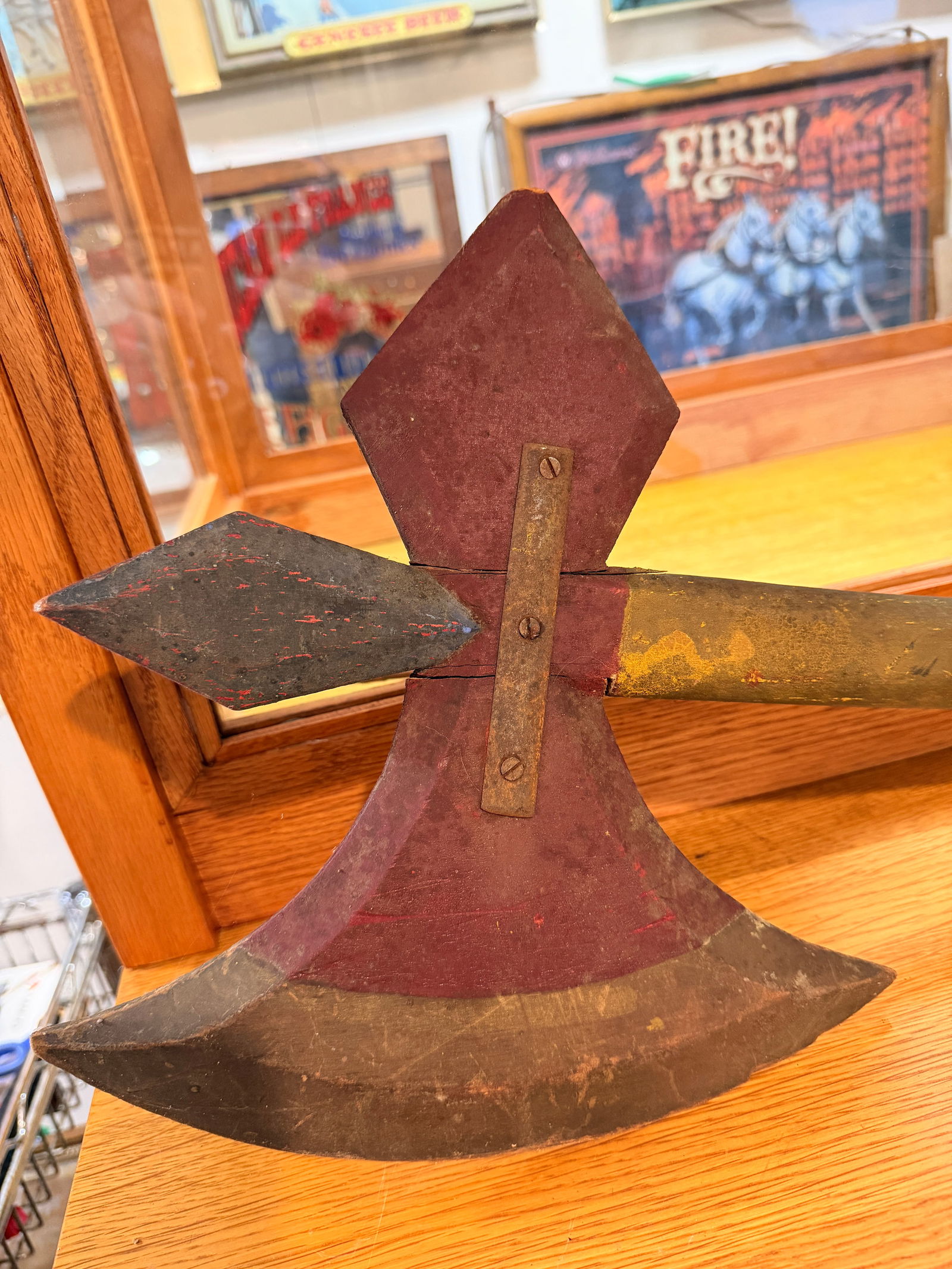 Antique Fireman's Parade Axe - 2