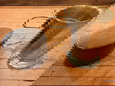 Vintage Promotional Collapsible Travel Cup with Case, The Home Insurance Company New York