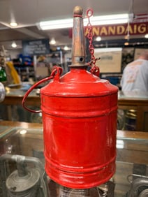 Vintage Justrite Underwriters Laboratories Inc. 1 Gallon oil can