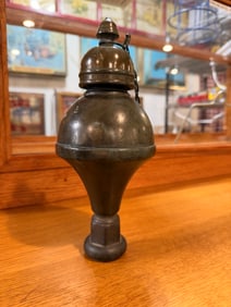 A 19th Century Patinated Brass Carriage Pole Torch
