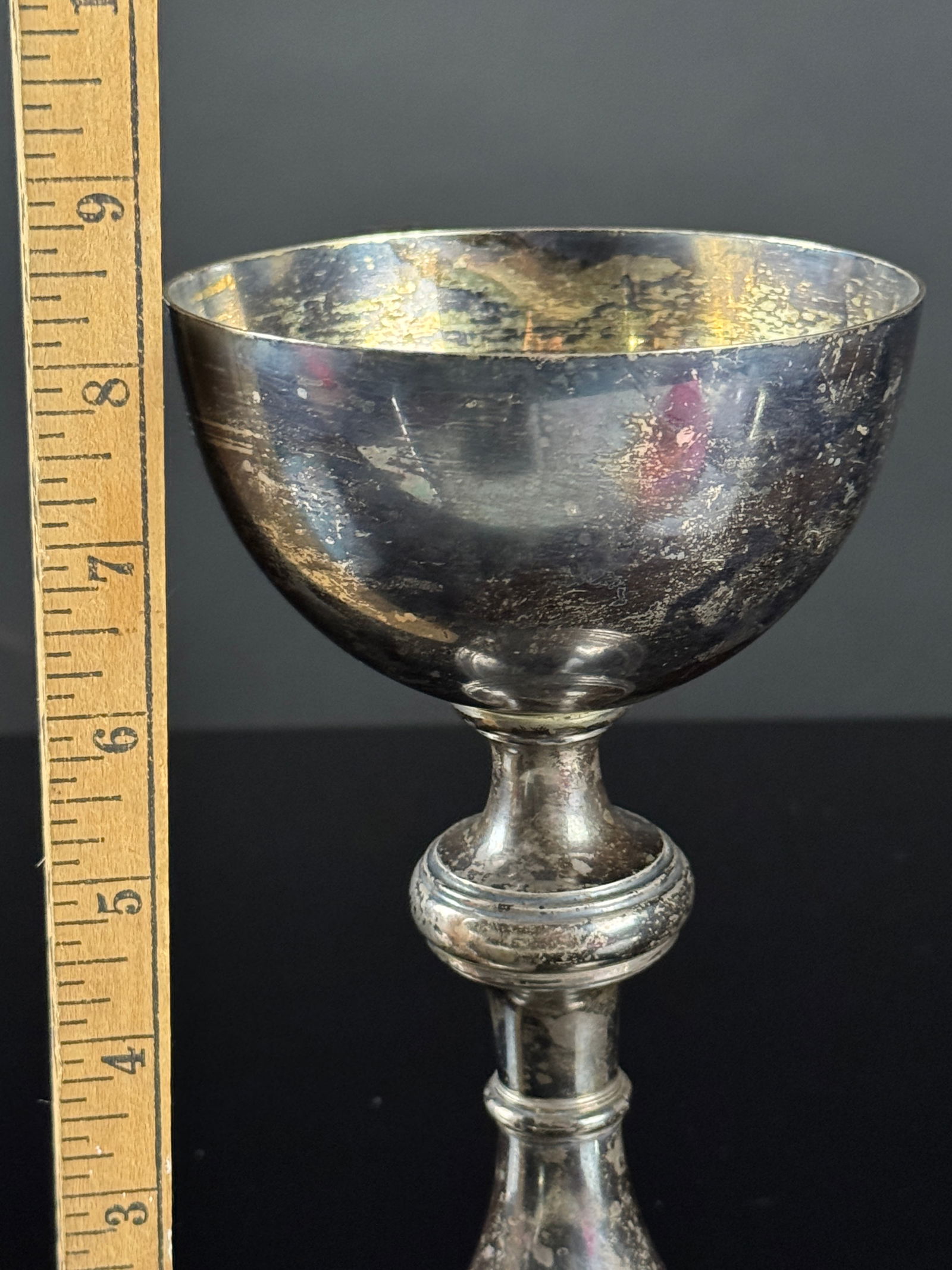A Gorham Sterling Silver Ecclesiastical Chalice 12 Ozt - 6