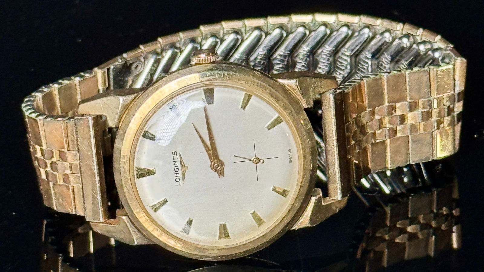 Vintage Longines 10K Gold Filled Men's Manual Wristwatch (1 of 4)