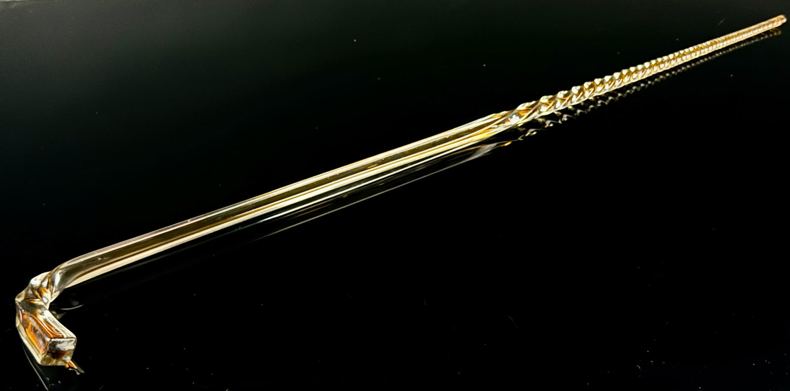 Miniature End of Day Glass Parade Cane Style Cocktail Stirring Rod (1 of 8)