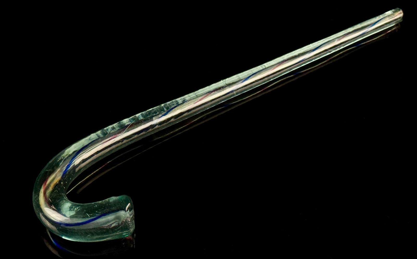 Antique End of Day Blown Glass Parade Cane (1 of 7)