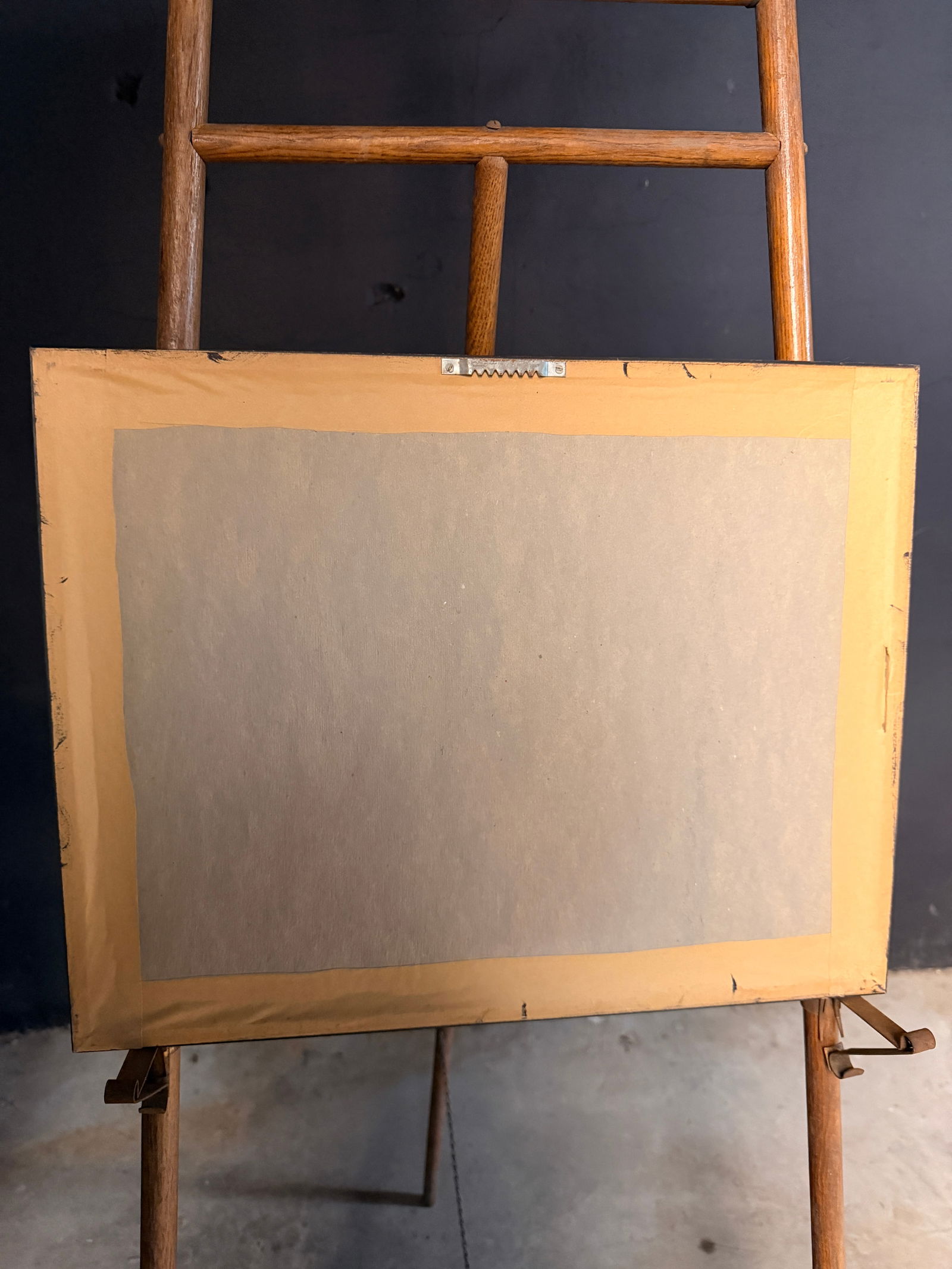 Pat Pickering, Five Men Seated Block Print - 5