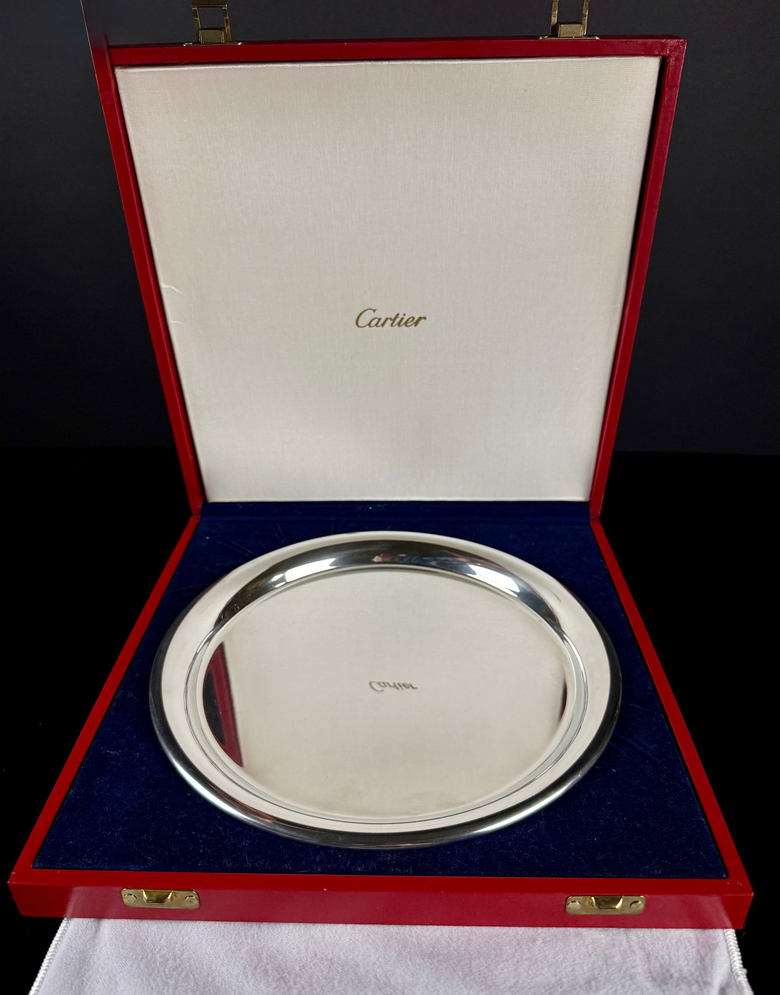 Cartier Pewter Serving Tray (1 of 7)