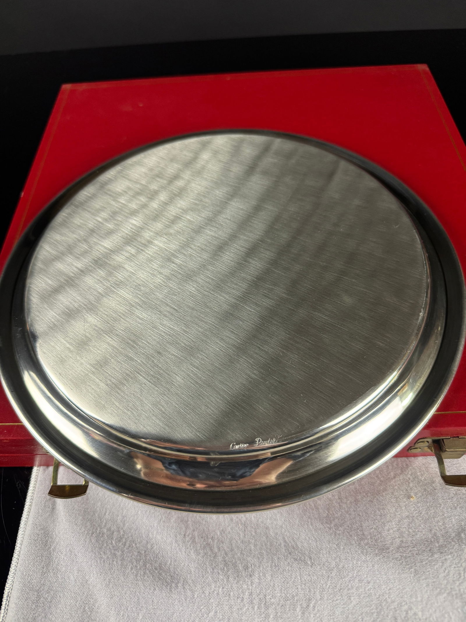 Cartier Pewter Serving Tray - 4