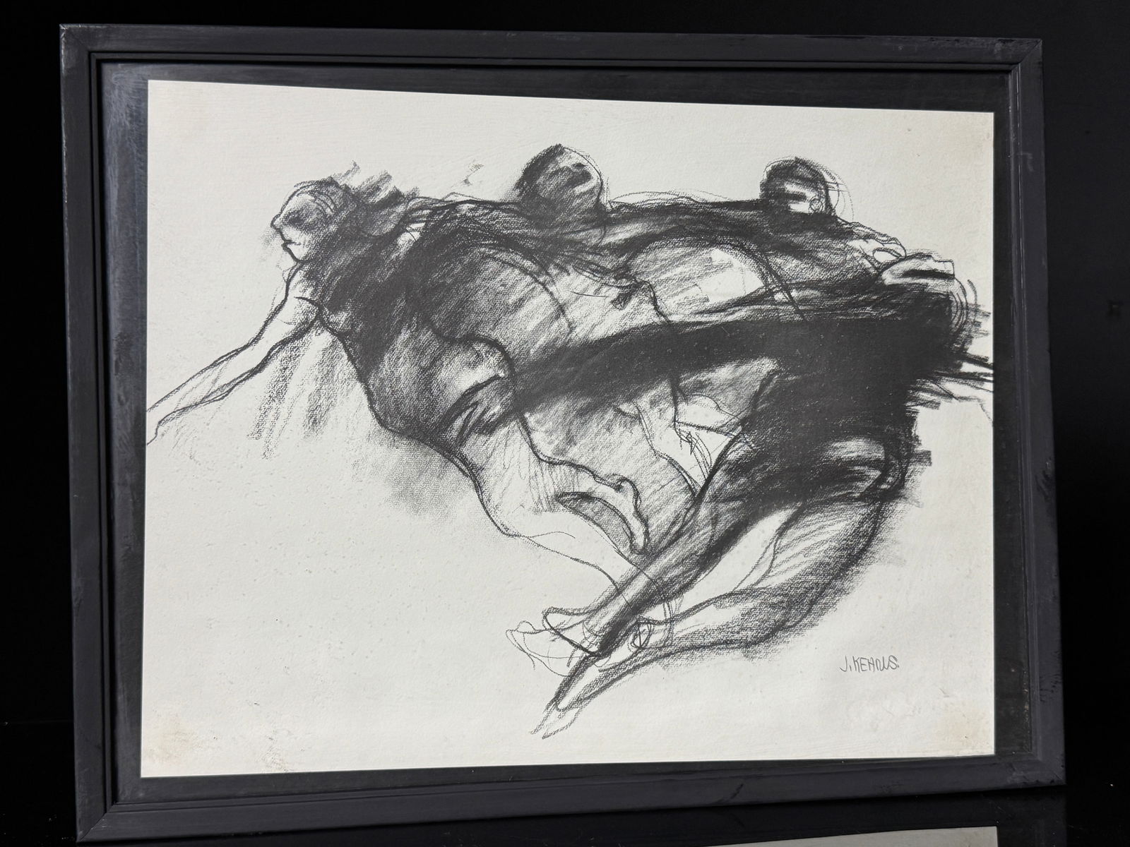 James Kearns, Lithograph of Figures in Motion (1 of 5)