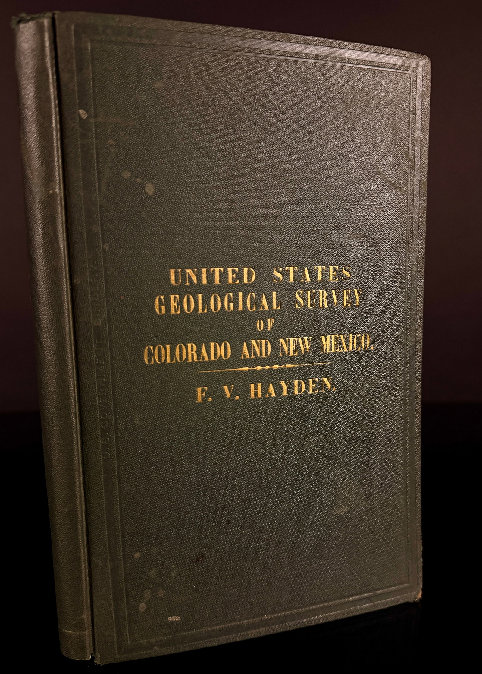 Preliminary Field Report of the United States Geological Survey of Colorado and New Mexico 1869 (1 of 11)