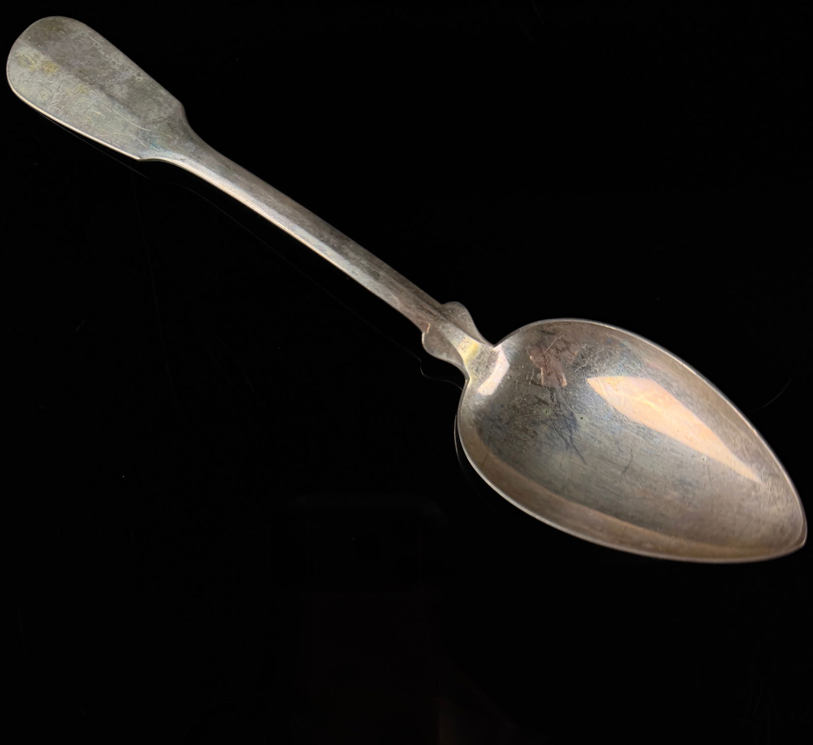 1.8 Ozt 800 Silver Fiddle Pattern Serving Spoon by Kurtz (1 of 4)