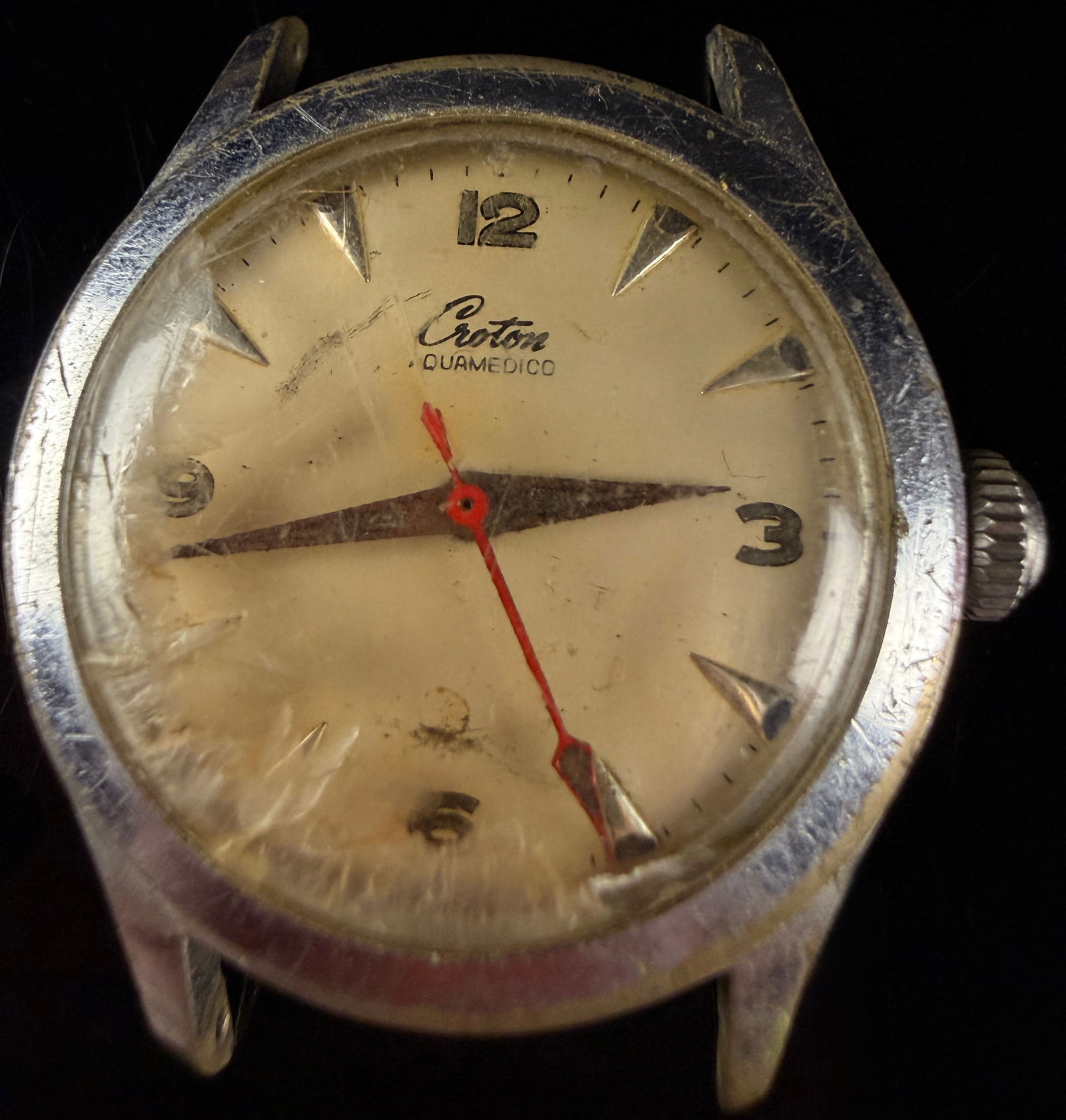 Croton Aquamedico Stainless Steel Wristwatch Head (1 of 3)