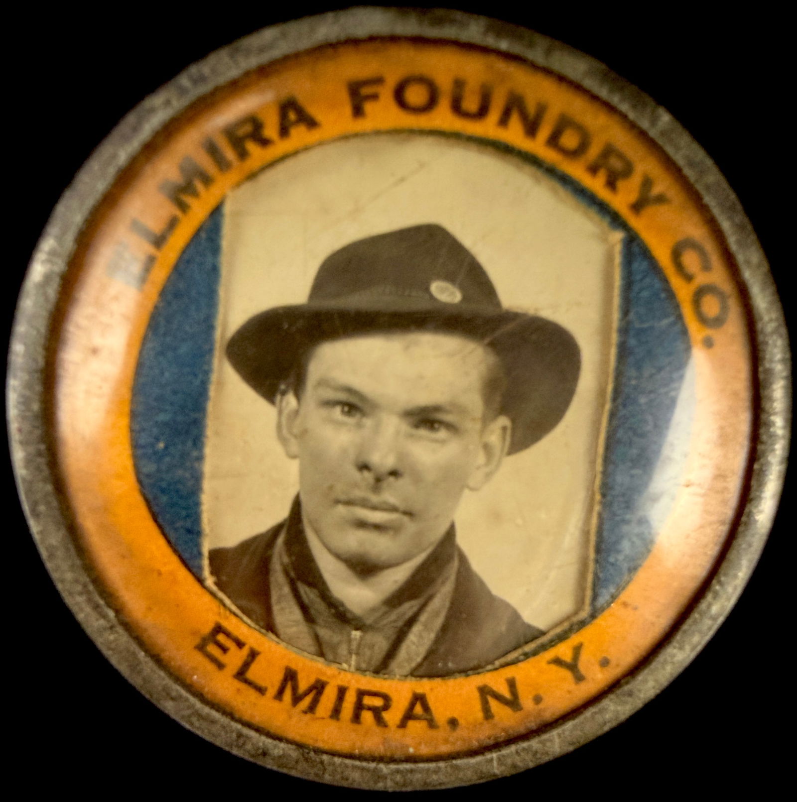 An Elmira Foundry Co. Employee Identification Badge (1 of 4)