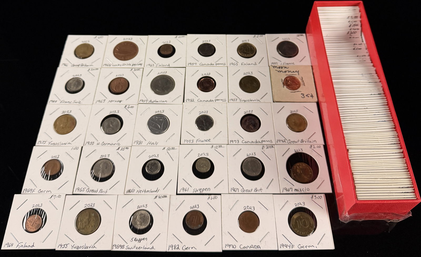 An Assortment of Mid-to-Late 20th Century International Coins (1 of 7)