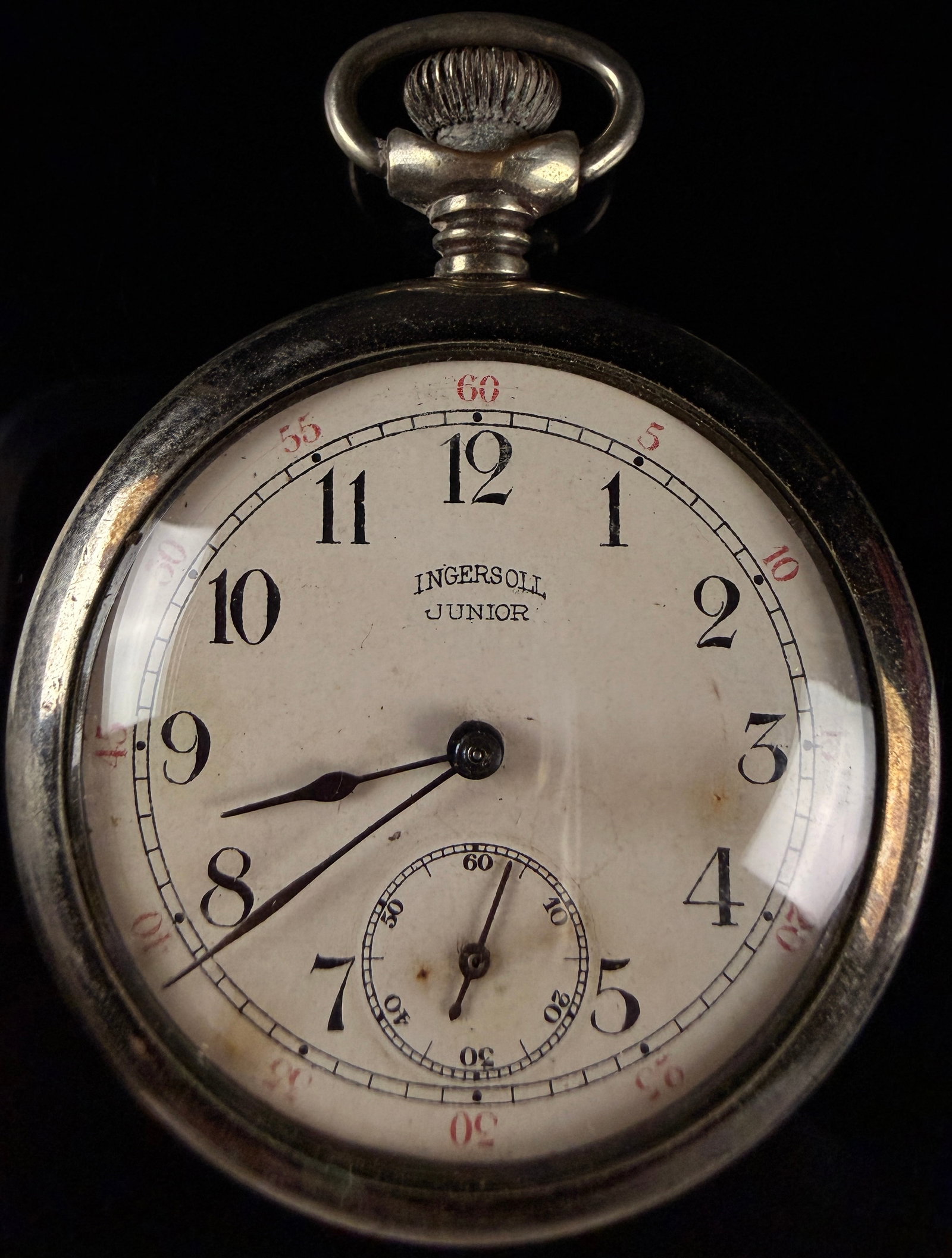 Ingersoll Junior Silver-Toned Pocket Watch (1 of 8)