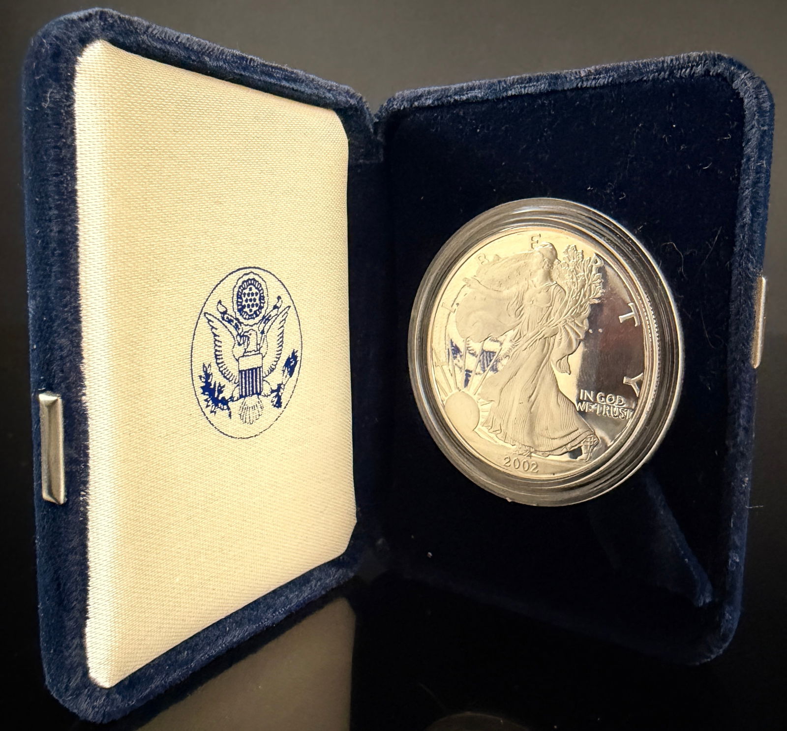 2002-W American Eagle One Ounce Silver Proof Coin (1 of 3)