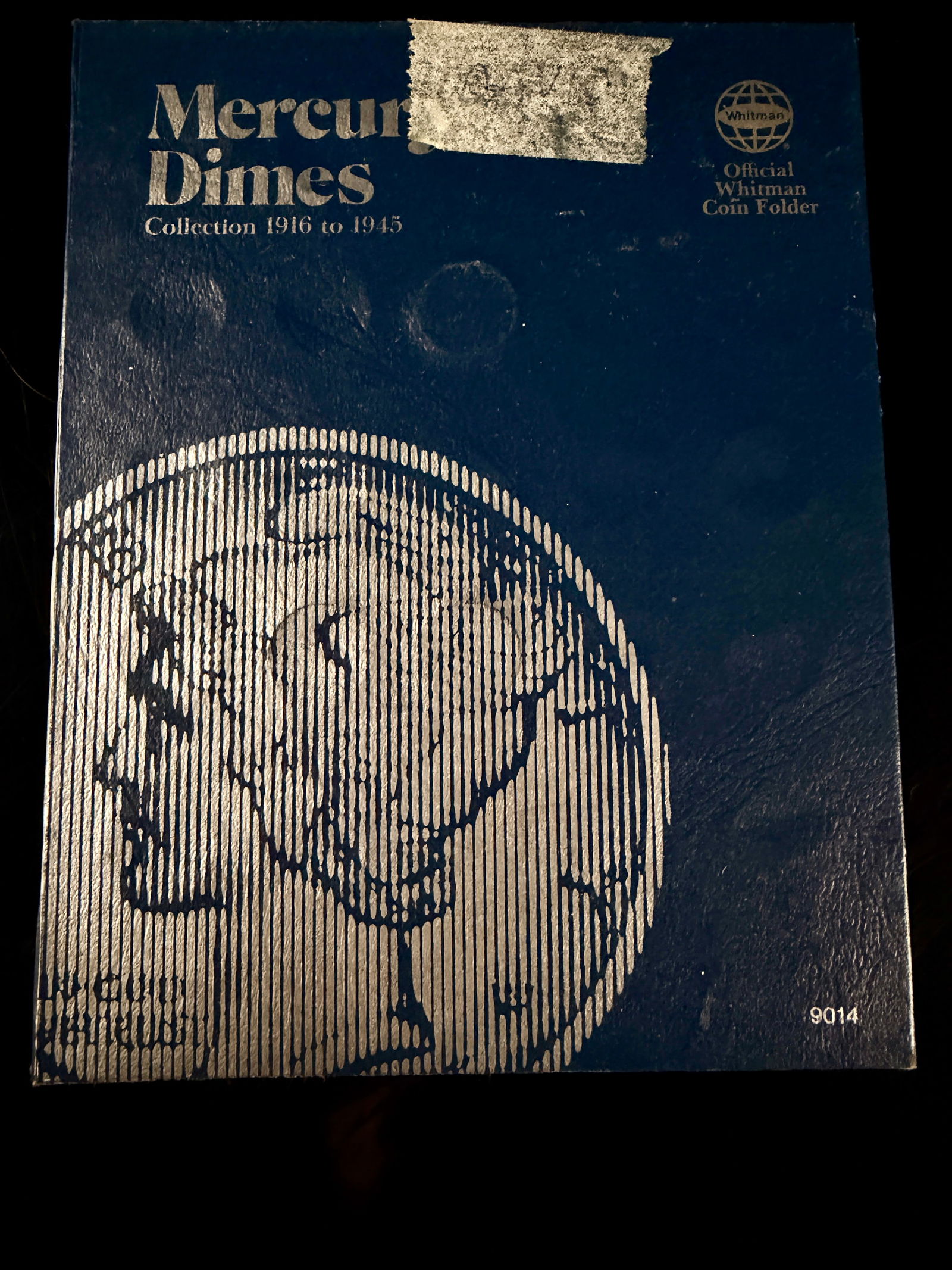 A Collection of 17 United States Mercury Dimes in a Whitman Coin Folder (1 of 5)