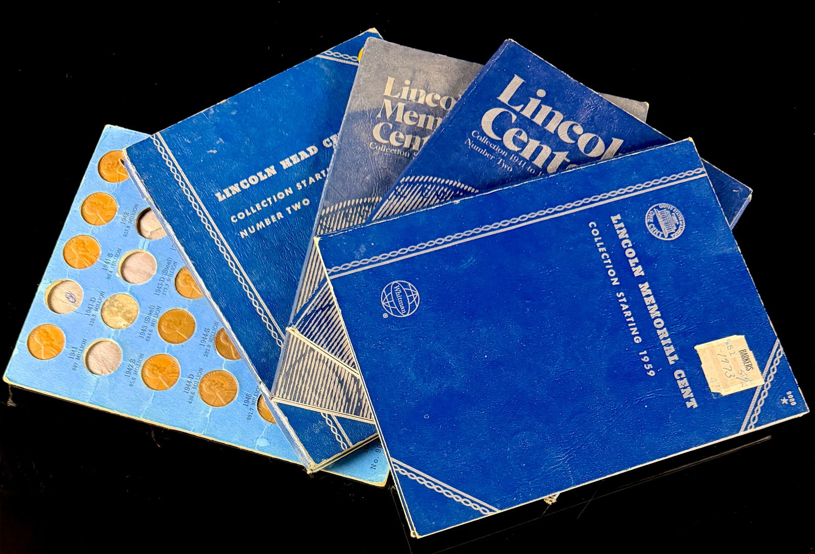 A Collection of Whitman Official Lincoln Head Cent Coin Folders (1 of 12)
