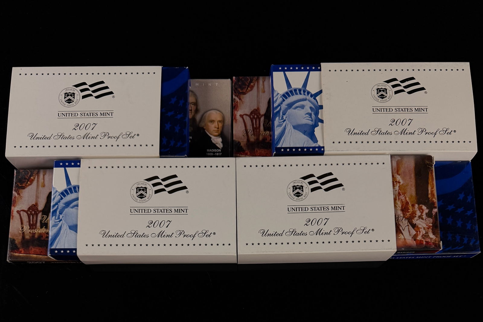 A Collection of 2007-S United States Mint Proof Sets (1 of 2)