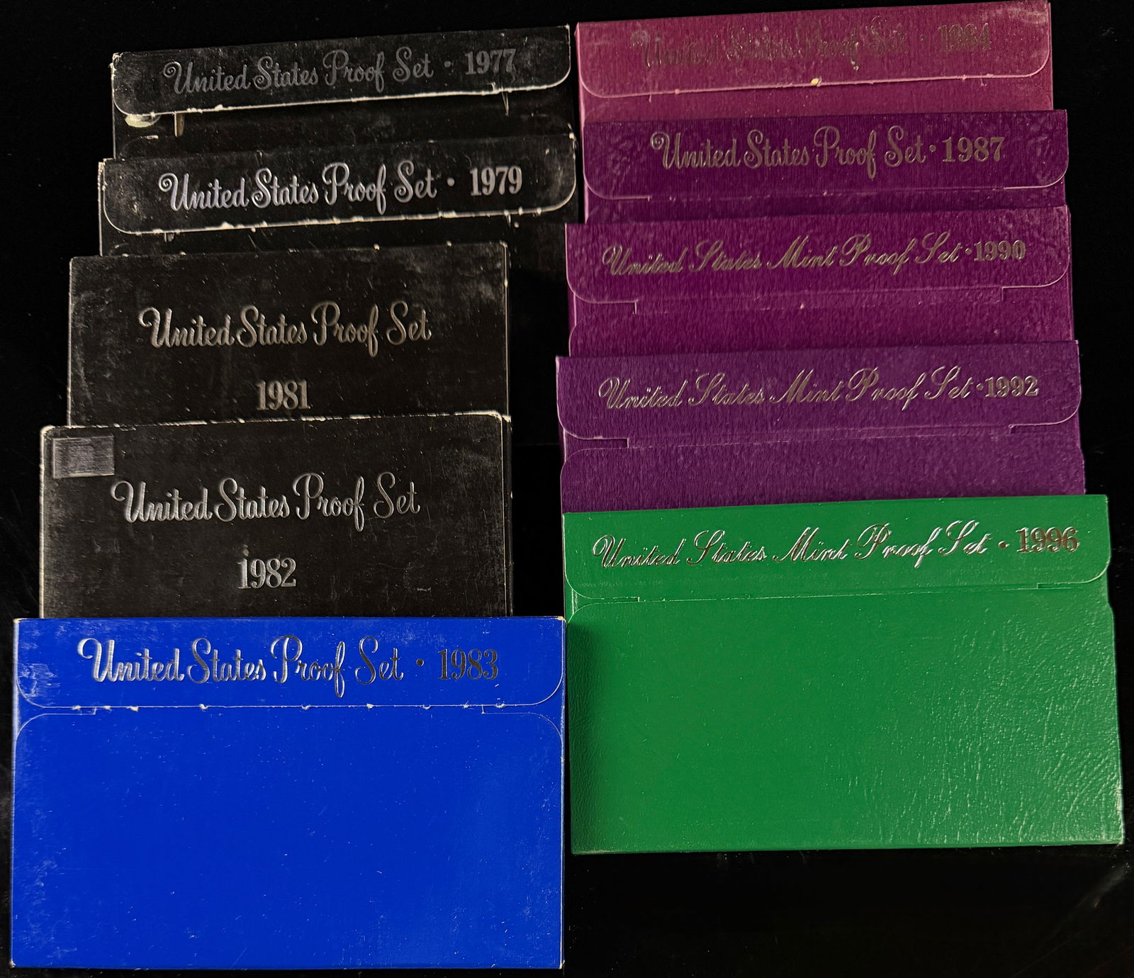 A Collection of United States Mint Proof Sets in Original Government Packaging (1 of 8)