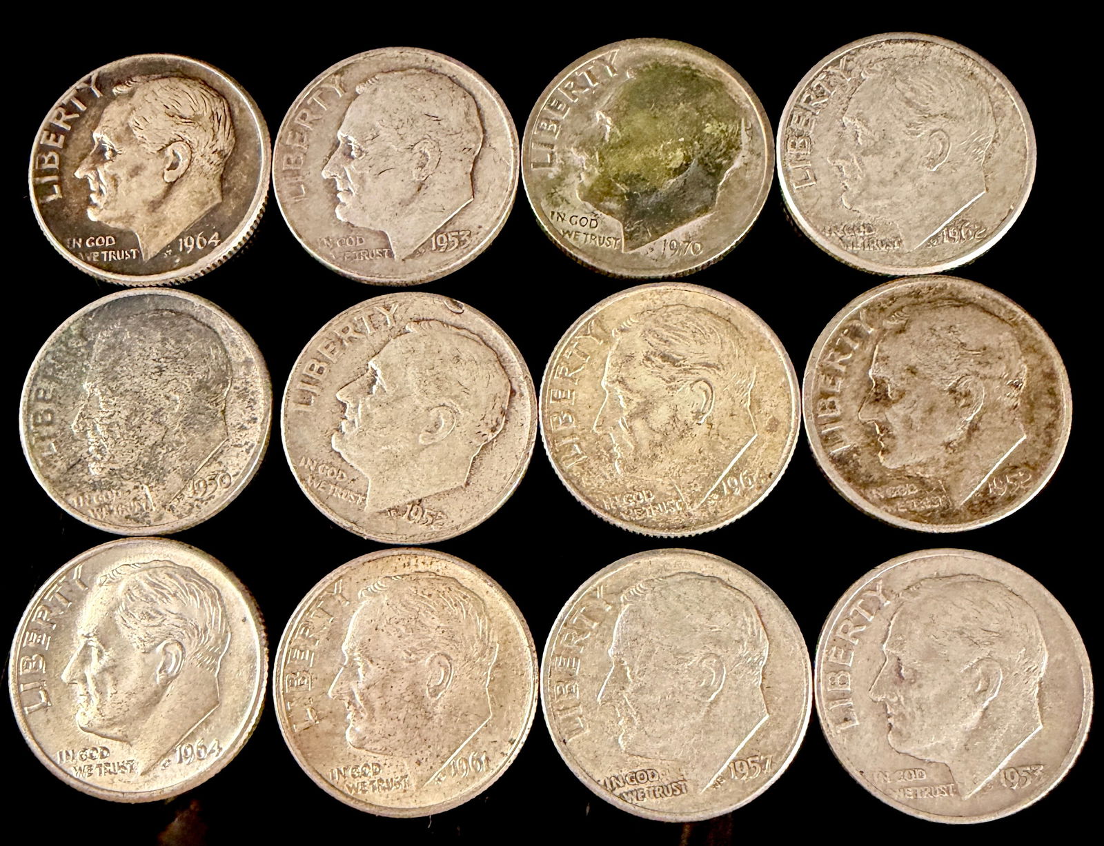 A Collection of United States Roosevelt Dimes (1 of 5)