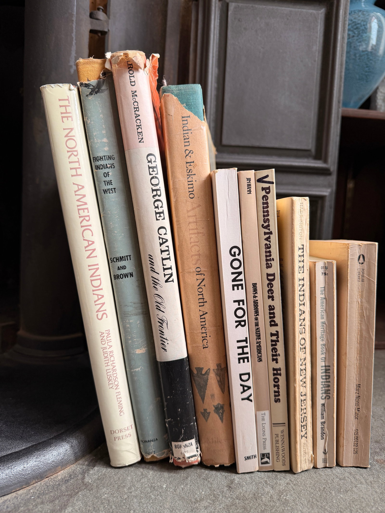 A Collection of Books on Native American History, Artifacts, and North American Natural History (1 of 20)