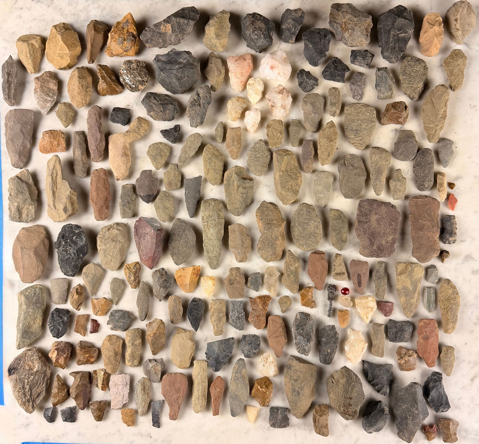 A Collection of Ancient Native American Indian Stone Tools and Miscellaneous Objects (1 of 11)