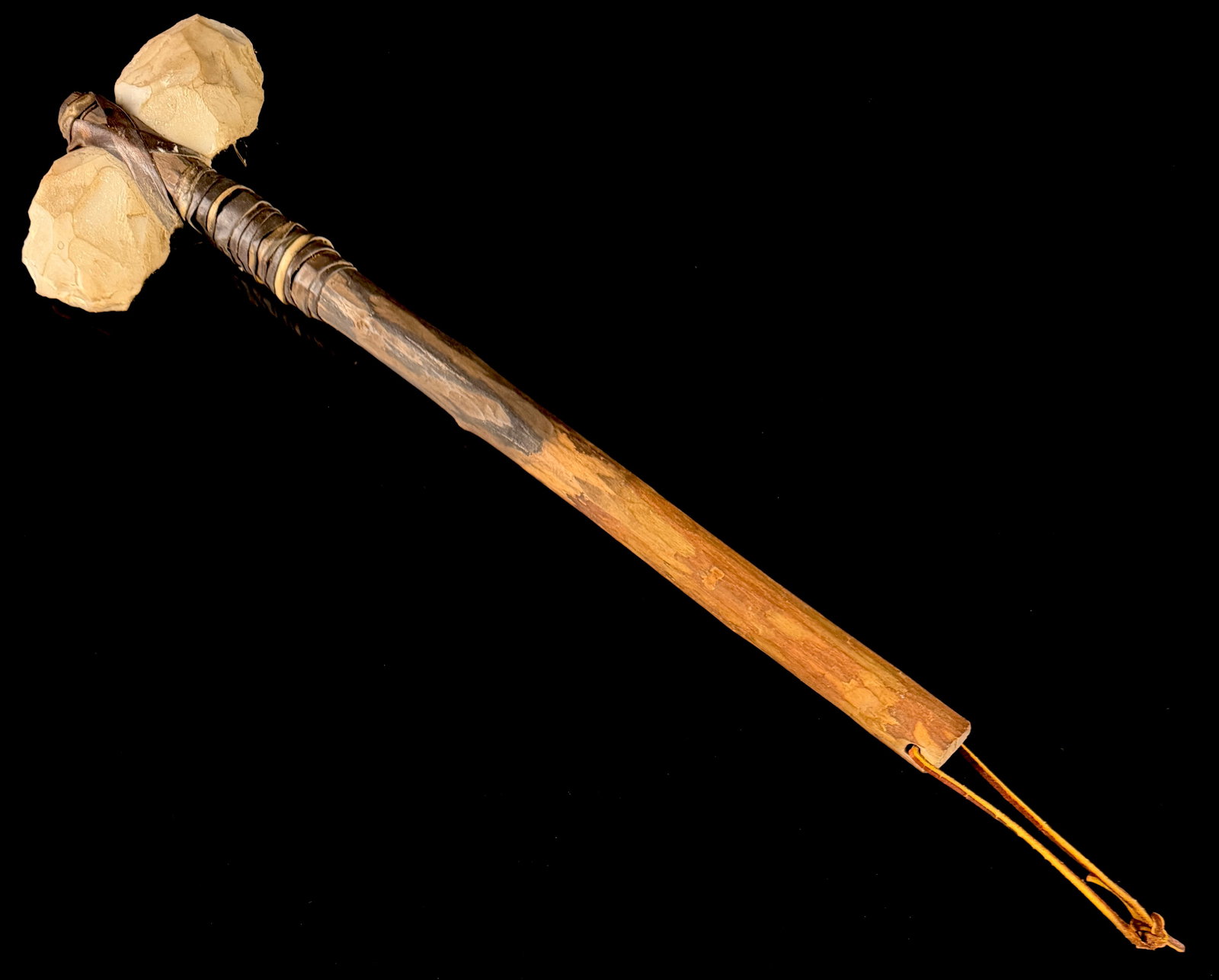 A Native American Style Double-Headed Stone Club (1 of 8)