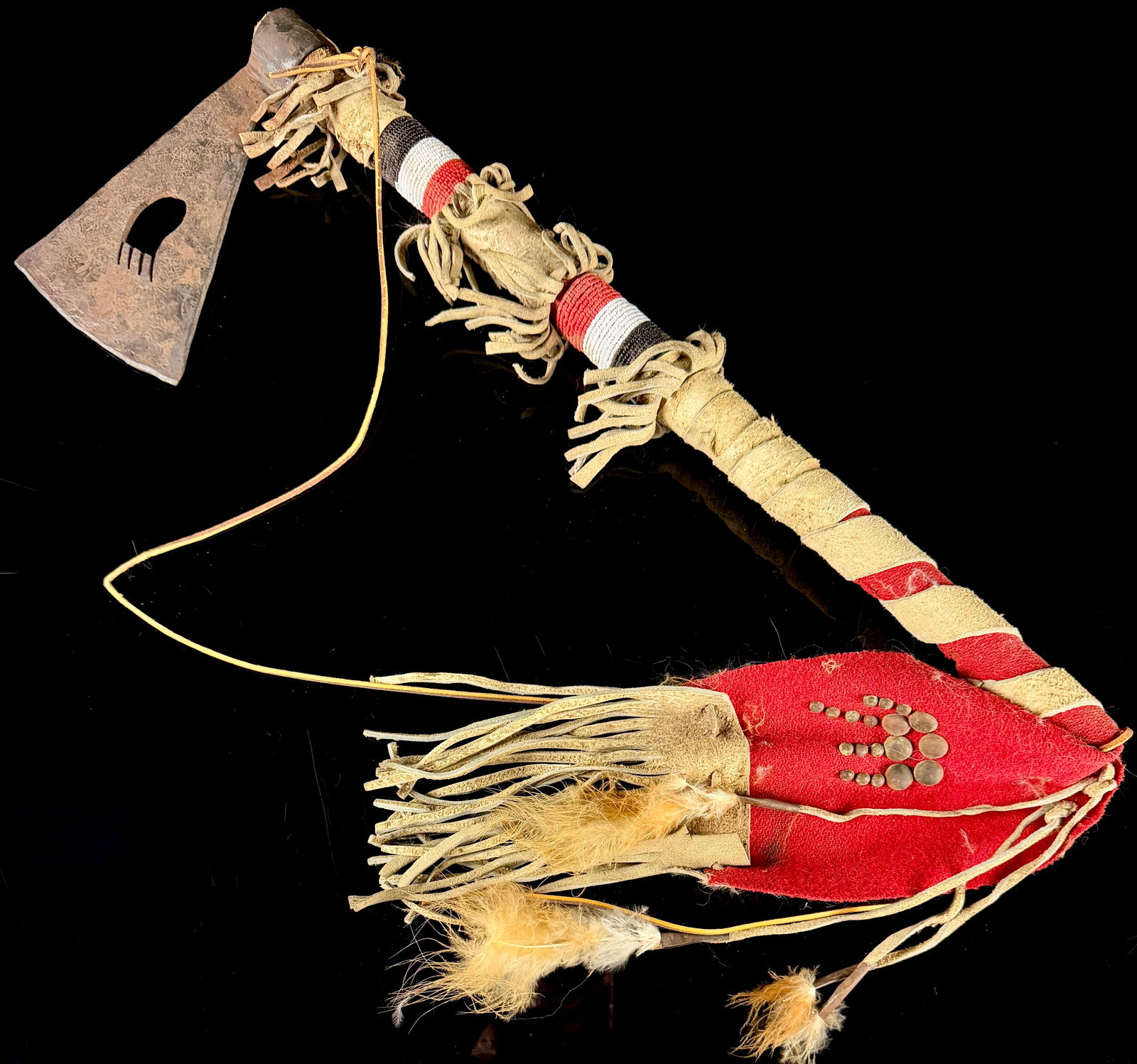 Lakota Sioux Beaded Forged Tomahawk J. Young Buck (1 of 11)
