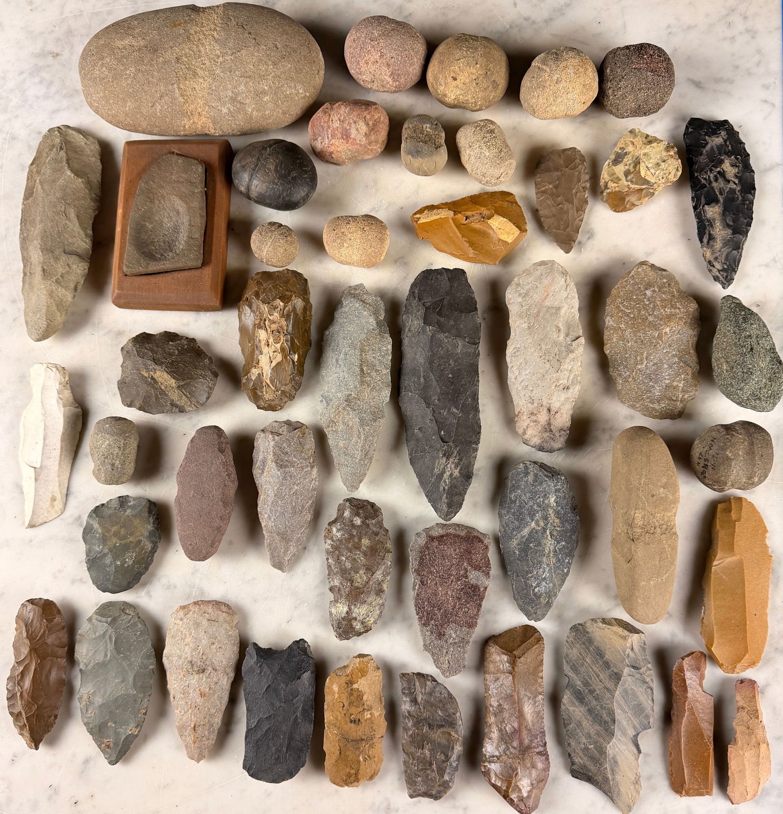 A Collection of Native American Lithic Artifacts (1 of 15)