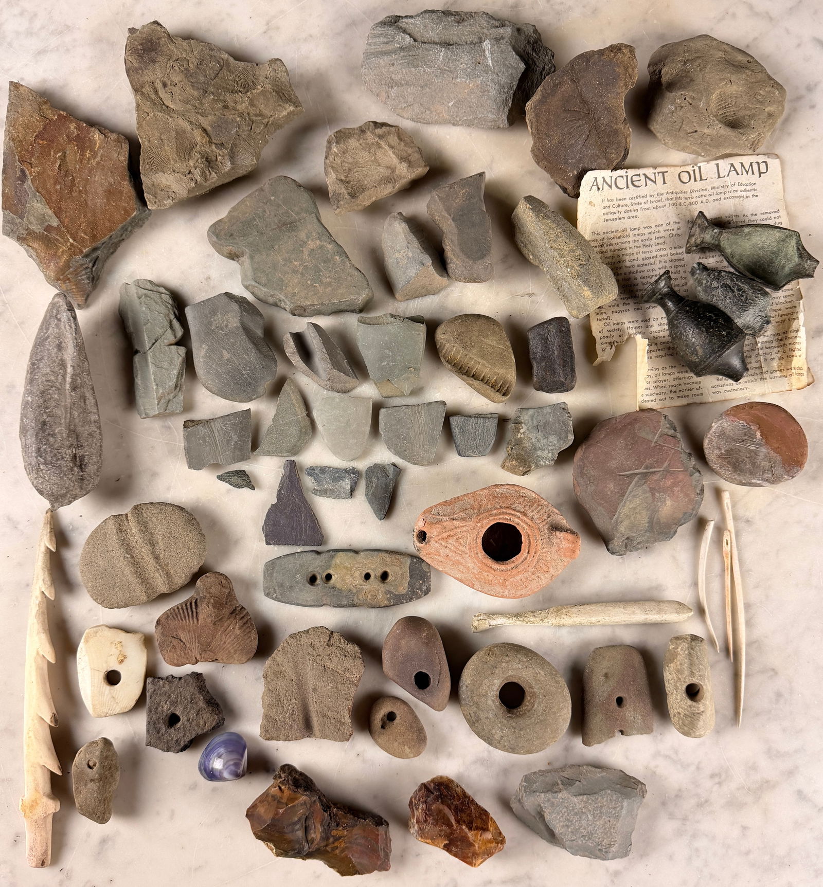 A Collection of Native American and Natural Artifacts (1 of 15)